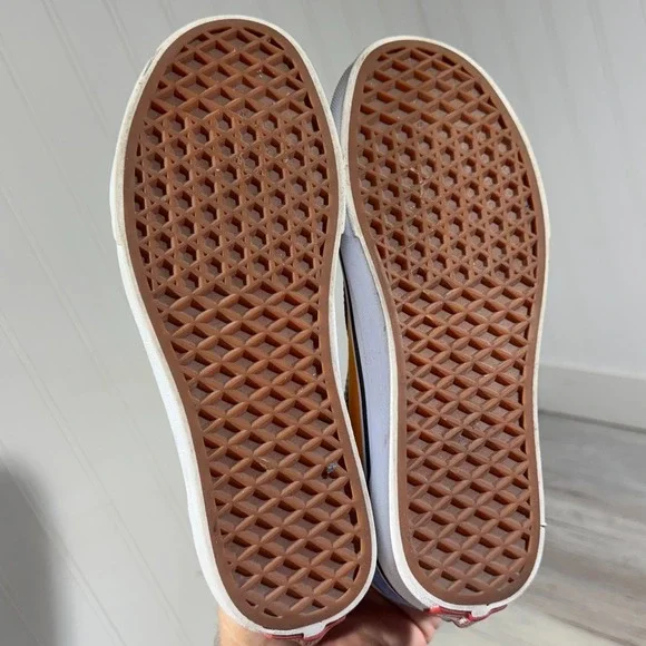 Vans Classic Old Skool "Mix and Match" Women's Sz 7 Blue Purple Orange EUC - Picture 6 of 8